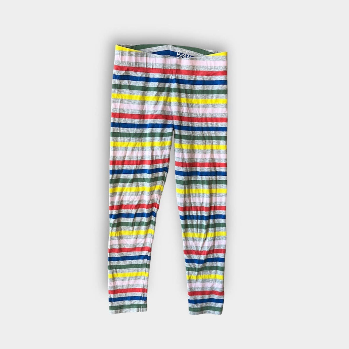 Mini Boden Kids' Fun Rainbow Leggings, Navy/Multi, 12-18 months