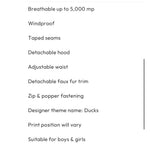 Load image into Gallery viewer, Mini Rodini K2 Wild Duck Padded Parka Winter Coat Navy 128-134 cm 7-9
