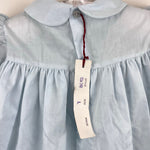 Load image into Gallery viewer, Vintage Michael De Leon Hand Smocked Blue Dress Baby Girl Large NWT
