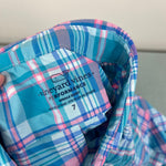 Load image into Gallery viewer, Vineyard Vines Boys' Performance Plaid Featherweight Whale Shirt 7
