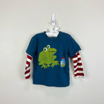 Load image into Gallery viewer, Mini Boden Long Sleeve Frog Money Tee 1 1/2 - 2Y
