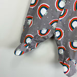 Load image into Gallery viewer, The Bonnie Mob Baby Dreamer Sleepsuit Gray Dove 0-3 Months NWT
