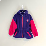 Load image into Gallery viewer, Vintage OshKosh B&#39;gosh Pink Purple Fleece Jacket Medium 3T
