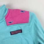 Load image into Gallery viewer, Vineyard Vines Aqua Green Pink Whale Shep Shirt L 14
