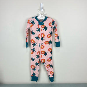 Hanna Andersson Pink Pineapple Pajamas 85 cm 2T