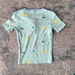 Load image into Gallery viewer, The Beaufort Bonnet Company Sutton's Pajama Set On the Fly Beale Street Blue 6
