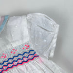 Load image into Gallery viewer, Mini Baby Boden Smocked White Eyelet Dress 6-12 Months
