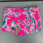 Load image into Gallery viewer, Lilly Pulitzer Mini Callahan Shorts Dragonfruit Toucan Can 10 NWOT
