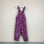 Load image into Gallery viewer, Vintage OshKosh B'gosh Purple Floral Overalls 4T USA

