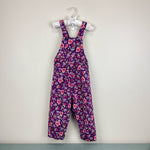 Load image into Gallery viewer, Vintage OshKosh B'gosh Purple Floral Overalls 4T USA
