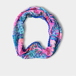 Load image into Gallery viewer, Lilly Pulitzer Girl's Mini Resort Infinity Loop Scarf Mutli Gypset Paradise
