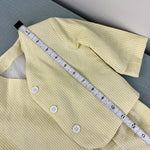 Load image into Gallery viewer, Vintage Yellow Seersucker Stripe Suit 6-12 Months USA
