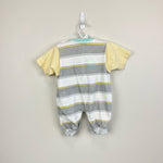 Load image into Gallery viewer, Vintage Doe Spun Striped Sailing Shortall Romper 3-6 Months
