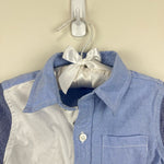 Load image into Gallery viewer, Janie and Jack Colorblocked Oxford Shirt 18-24 Months
