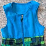 Load image into Gallery viewer, Columbia Blue Green Plaid Snow Bib Overalls 2T
