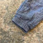 Load image into Gallery viewer, Janie and Jack Balto Blue Baby Linen Joggers 0-3 Months
