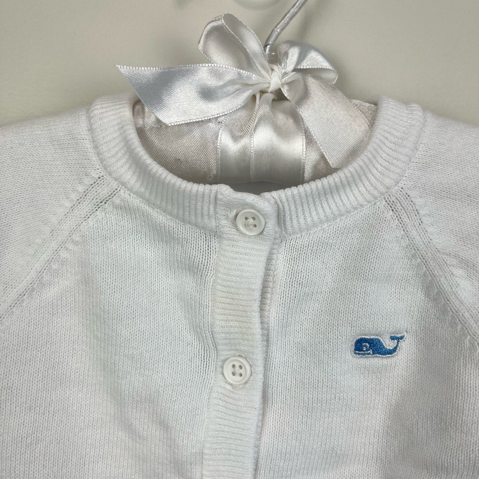 Vineyard Vines White Cap Cardigan 6-12 Months