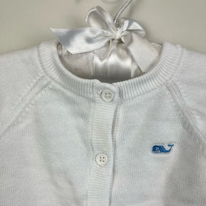 Vineyard Vines White Cap Cardigan 6-12 Months