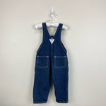 Load image into Gallery viewer, Vintage OshKosh B&#39;gosh Blue Jean Overalls 24 Months USA
