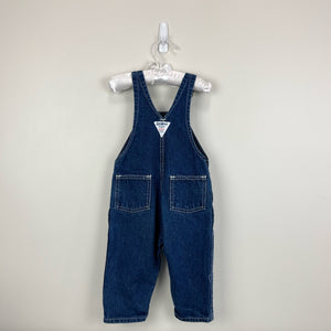 Vintage OshKosh B'gosh Blue Jean Overalls 24 Months USA