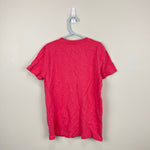 Load image into Gallery viewer, Mini Boden Washed Cotton Henley T-shirt Lollipop Pink 8-9
