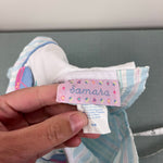 Load image into Gallery viewer, Vintage Samara Pastel Seersucker Sailboat Dress Set 6-9 Months

