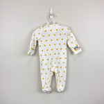 Load image into Gallery viewer, Mini Baby Boden White Yellow Chick Footie 3-6 Months
