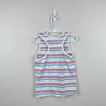 Load image into Gallery viewer, Vintage Our Girl by Healthtex Pastel Striped Tank Top 10 USA
