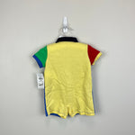 Load image into Gallery viewer, Ralph Lauren Colorblock Jersey Polo Shortall Regal Blue 3 Months NWT
