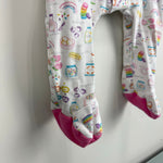 Load image into Gallery viewer, Magnetic Me Organic Cotton Magnetic Baby Footie Rainbow Sprinkle Cake 6-9 months
