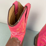 Load image into Gallery viewer, Itasca Girls Western Buckaroo Cowboy Boots Deputy Pink 4
