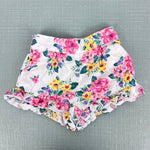 Load image into Gallery viewer, Janie and Jack Floral Ruffle Hem Shorts 6-12 Months
