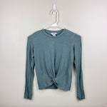 Load image into Gallery viewer, Athleta Girl Give it a Twist Long Sleeve Top M 8-10
