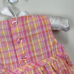 Load image into Gallery viewer, Vintage OshKosh B&#39;gosh Pink Plaid Bubble Romper 0-3 Months
