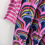 Load image into Gallery viewer, Hanna Andersson Long Sleeve Dress with Pockets Pink Stripe Rainbow 120 cm 6-7
