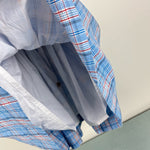 Load image into Gallery viewer, Papo d'Anjo Blue Plaid Ruffle Dress 3T
