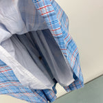 Load image into Gallery viewer, Papo d'Anjo Blue Plaid Ruffle Dress 3T
