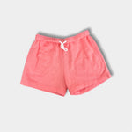 Load image into Gallery viewer, Art Class Girls Peach Pink Drawstring Fold Over Waist Sweat Shorts M 8 NWOT
