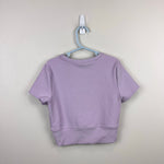 Load image into Gallery viewer, Yogalicious Girls Maisie Rib Crossover Top Purple L 12
