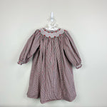 Load image into Gallery viewer, Strasburg Christmas Smocked Bishop Dress 3T
