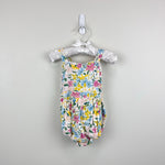Load image into Gallery viewer, Angel Dear Muslin Ruffle Floral Sunsuit Romper Baby Girl
