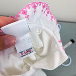 Load image into Gallery viewer, Vintage OshKosh B'gosh White Pink Embroidered Flower Collared Top 6-9
