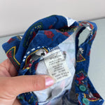 Load image into Gallery viewer, Vintage OshKosh B'gosh Blue Fall Forest Overalls 6-9 Months USA
