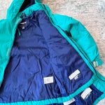 Load image into Gallery viewer, Lands' End Kids Squall Waterproof Insulated 3 in 1 Parka Green L 10-12
