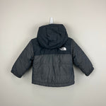 Load image into Gallery viewer, The North Face Baby Reversible Mount Chimbo Hooded Jacket Gray 6-12 Months
