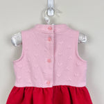 Load image into Gallery viewer, Janie and Jack Colorblocked Quilted Heart Dress 2T
