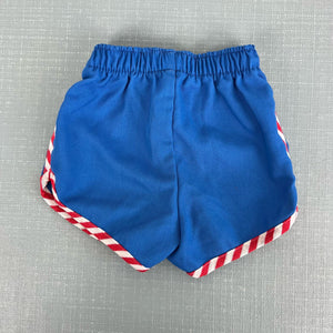 Vintage Magic Years Blue Pull on Shorts 2T