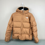 Load image into Gallery viewer, The North Face Boys' Reversible 600 Down Jacket Almond Butter Black XL 14/16
