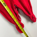 Load image into Gallery viewer, Vintage Carter's Red Velvet Footie 6 Months USA
