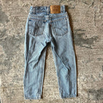Load image into Gallery viewer, Vintage Levi's 550 Relaxed Fit Slim Distressed Orange Tab Jeans 7
